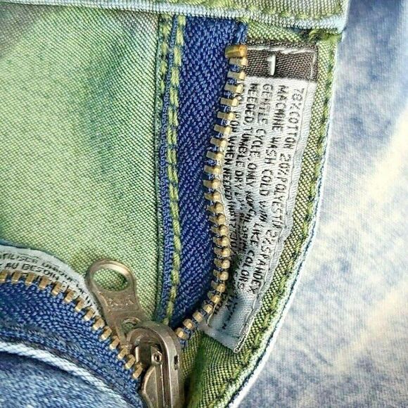 Flip Side Short Shorts Women's Reversible Green Ca - Picture 4 of 7